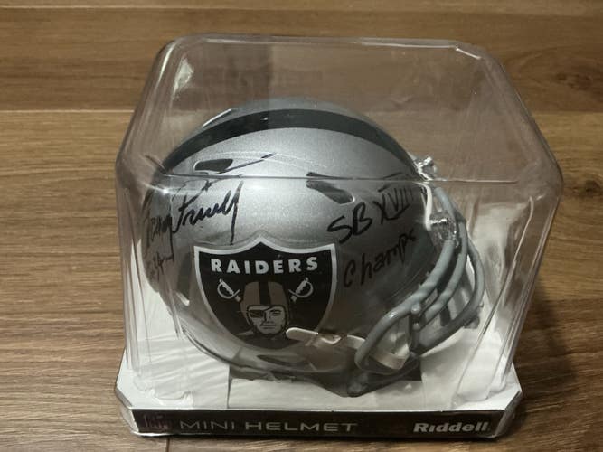 Greg Pruitt Autographed Signed Raiders Mini Helmet NFL JSA COA SB XVIII CHAMPS