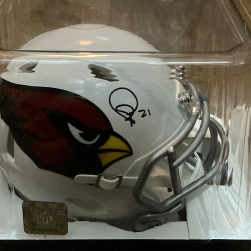 Patrick Peterson Autographed Signed Arizona Cardinals White Mini Helmet Beckett
