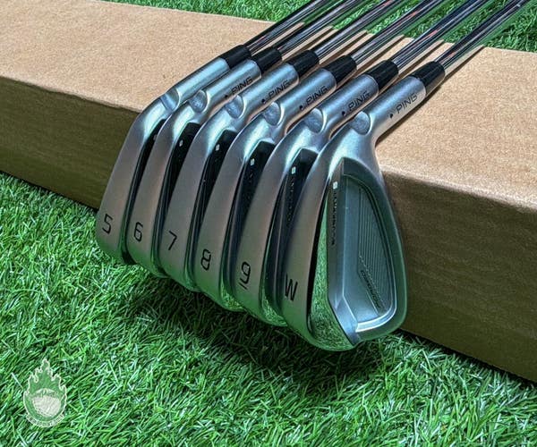 Used Ping Black Dot Blueprint S Forged Irons 5-PW X100 X-Stiff Steel Golf Set