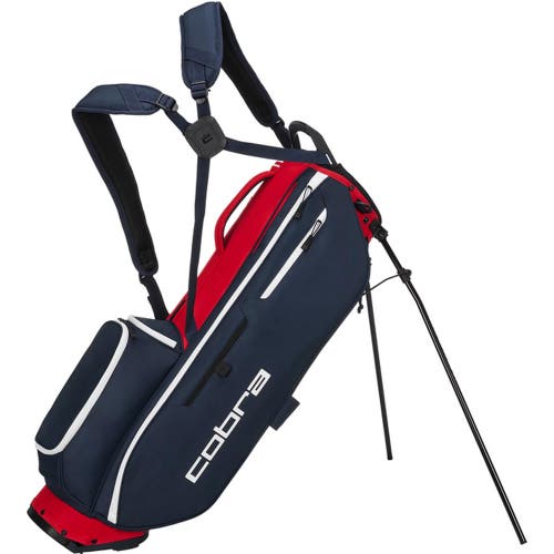 NEW 2025 Cobra Ultralight Pro Club Navy/Strong Red 4 Way Stand Golf Bag