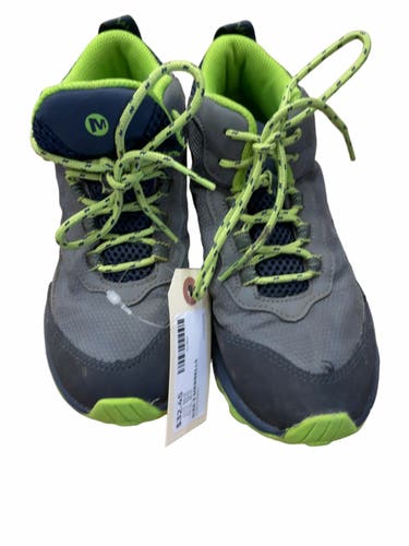 Merrell Hiking Boots Size 3 Grey/Green