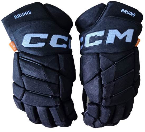 CCM Jetspeed Hockey Gloves 15" Pro Stock Black Used NHL (16200)