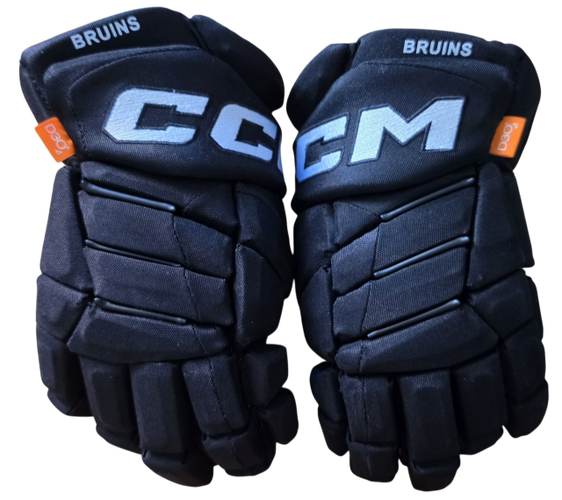 CCM Jetspeed Hockey Gloves 13" Pro Stock Black Used NHL (16201)