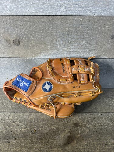 Spalding 42-653 Jim Rice Pro Model RHT Leather Baseball Glove Mitt Vintage