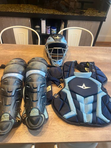 Blue All Star System 7 Catcher's Set (Used)