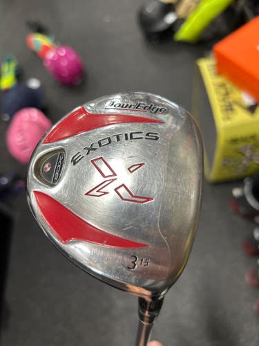 Used Tour Edge EXOTICS X 3 Mens Fairway Wood RH 3 Wood 11337-S000499392
