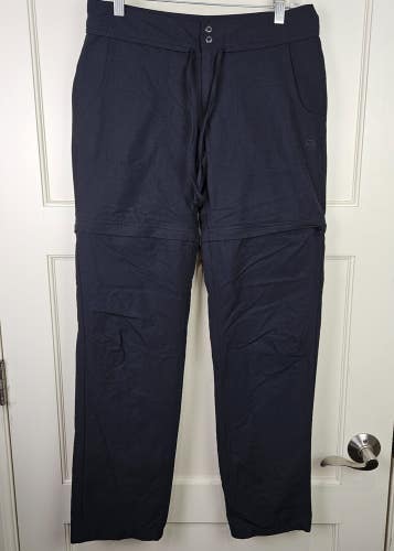 Mountain Hardwear Pants Womens 8x40 Convertible Black Hiking Nylon Drawstring