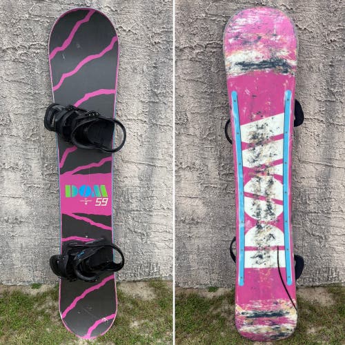 159cm Burton Dom Snowboard with Burton Freestyle Bindings