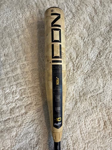 2025 Rawlings Icon Composite USABat Certified Bat (-10) 20 oz 30" (Used)