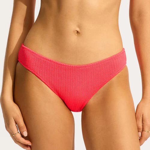Seafolly Sea Dive Bikini Bottom Womens 6 Snapdragon Stretch Hipster Beach BBK027