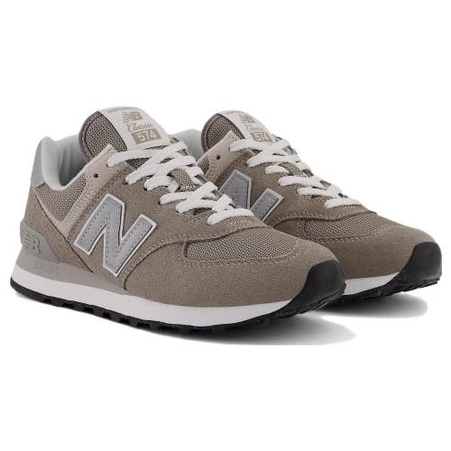 New Balance 574 Core WL574EVG Sneakers Women's 7.5B Gray Lifestyle Shoes RET208