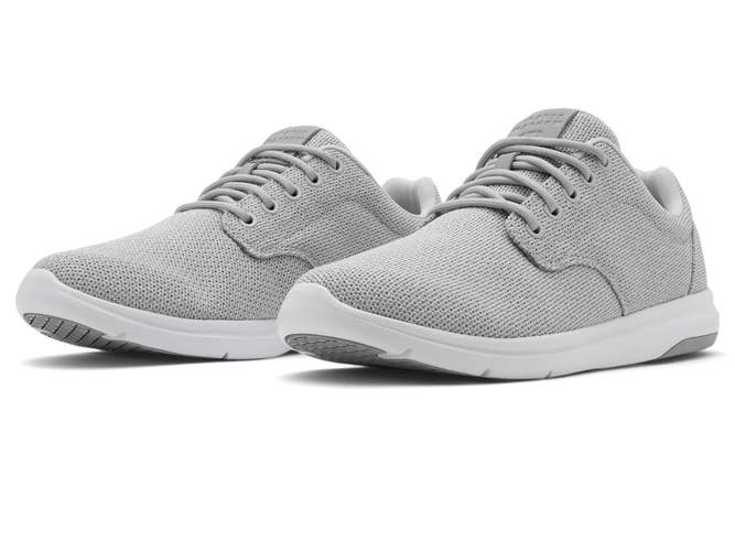 TravisMathew The Daily 2.0 Knit Sneakers Men's 11.5 Gray Walking Shoes TZP2026