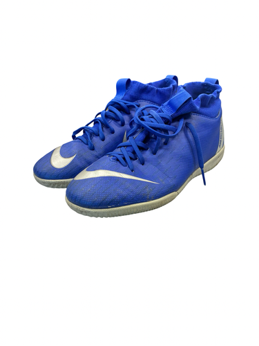 Used Nike Soccer Indoor Shoes Royal Blue Junior 03.5 11682-S000140997
