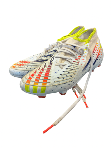 Used Adidas Soccer Cleats White Youth 07.5 11682-S000140992