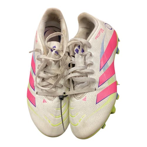 Used Adidas Soccer Cleats White Junior 05 11846-S000112144