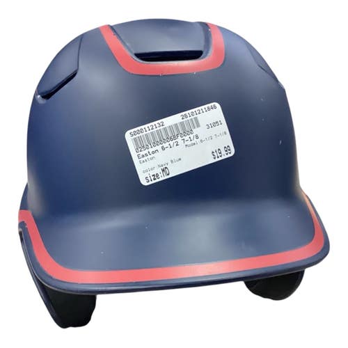 Used Easton 6-1/2 7-1/8 Batting Helmet No Mask Navy Blue MD 11846-S000112132