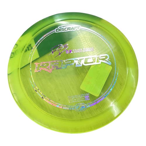 Used Discraft Z RAPTOR Disc Golf Driver Green 11846-S000112006