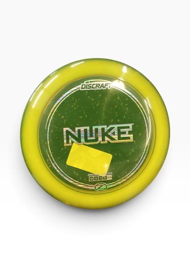 Used Discraft Z NUKE Disc Golf Driver Yellow 11846-S000110614