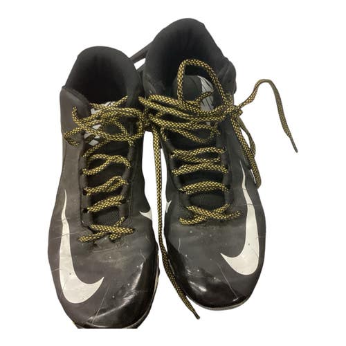 Used Nike ALPHA BASEBALL CLEAT BB/SB Cleats Black Junior 05.5 11846-S000111355