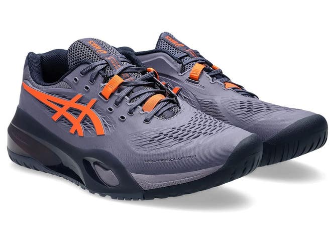 Asics GEL-Resolution X 1041A481-500 Men's US 10.5D Purple Tennis Shoes TZP2027