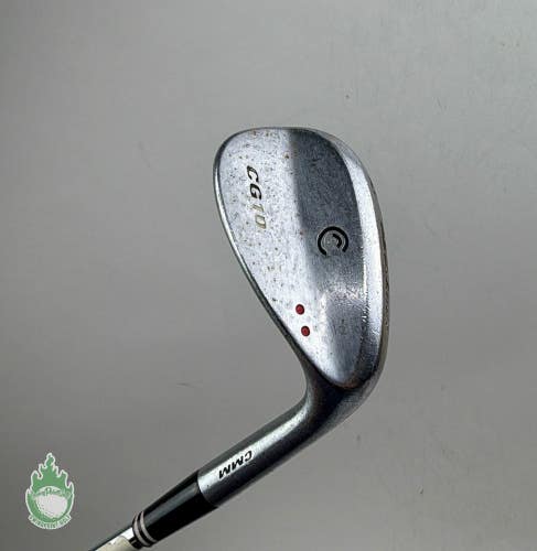 Right Handed Cleveland CG10 Two Dot Wedge 52* Chrome Wedge Flex Steel Golf Club