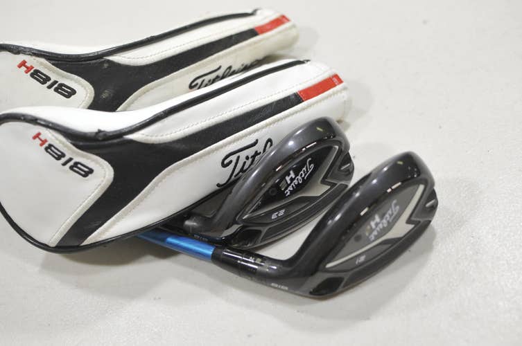 Titleist 818 H2 21 and 23 Hybrid Set Stiff RH EvenFlow Blue 6.0-S 85g #229190