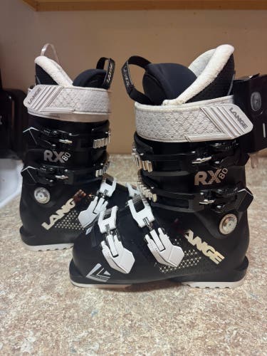 22.5MP Women's Lange LX 80 Ski Boots Soft Flex (Used) Mondo 22 & 22.5 220 225