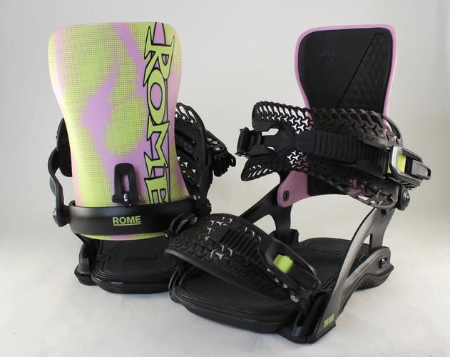 Rome 390 Boss FW Snowboard Bindings L/XL (Men's US 10.5-13) Artifact 2027 Demo