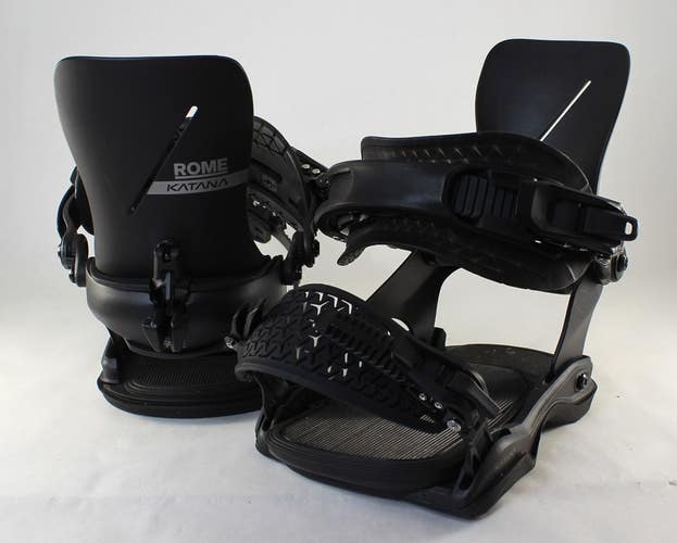 Rome Women's Katana AW FASE Snowboard Bindings Small (Womens 6.5-8.5) Black Demo