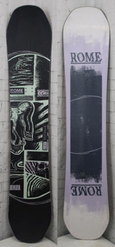 Rome Boneless Men's Snowboard 153 cm, All Mountain, True Twin, 2027 Demo