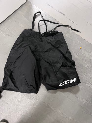 Black Large CCM Pant Shell (Used)