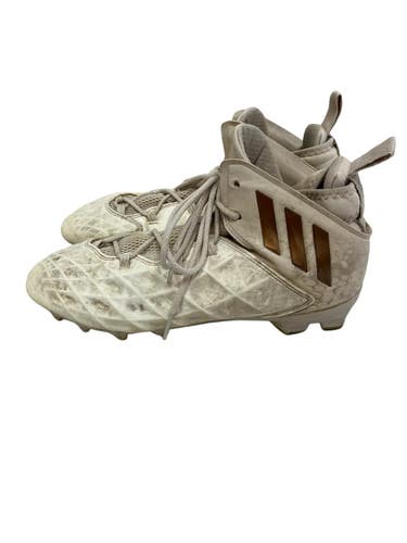 Used Adidas CRAZYQUICK Adult FB Cleats White Senior 10 11692-S000158928