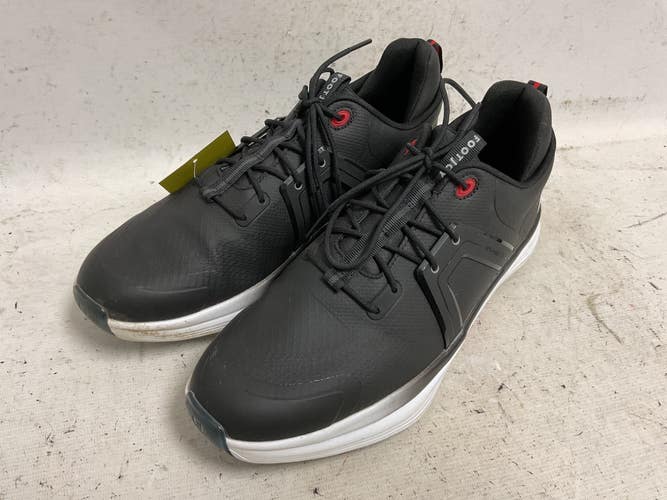 Used Foot Joy 55472 Mens Golf Shoes Black Senior 10 11855-S000211812
