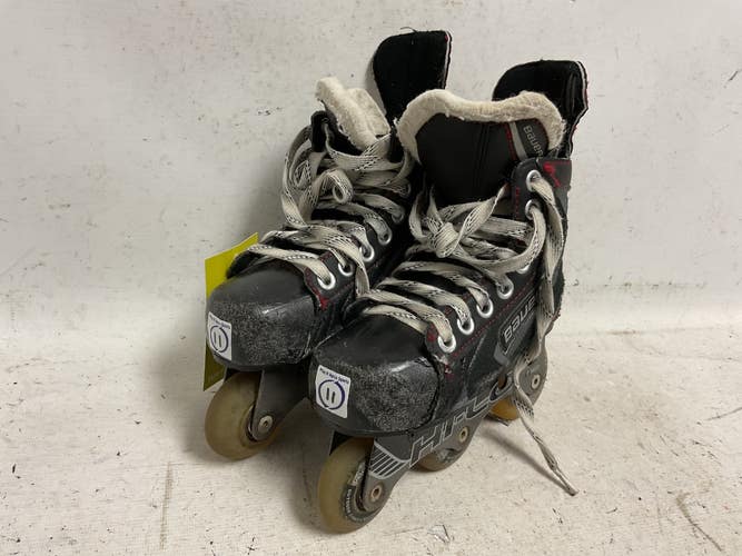 Used Bauer VAPOR X40R Roller Hockey Skates Black Youth 11.0 11855-S000211798