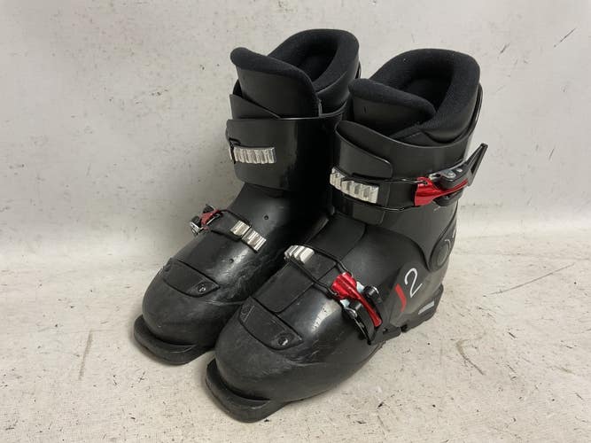 Used Alpina J2 Boys DH Ski Boot Black 215 MP - J03 11855-S000211770