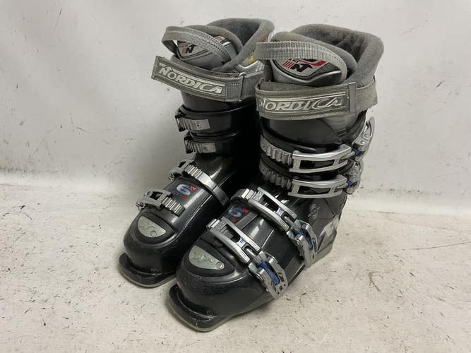 Used Nordica GT-S 6W Womens DH Ski Boot Grey 255 MP - M07.5 - W08.5 11855-S000211745