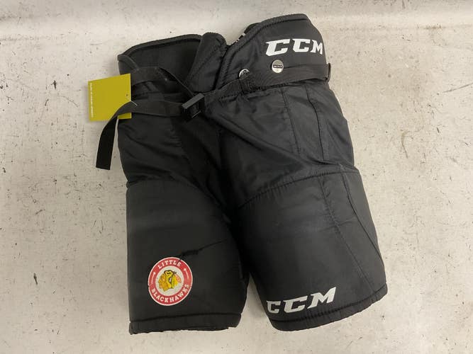 Used CCM LTP LITTLE BLACKHAWKS Youth Pant Black LG 11855-S000211717
