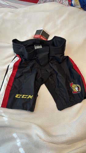 CCM Ottawa Senators NHL Pro Stock Hockey Player Girdle Pant Shell Large 9K