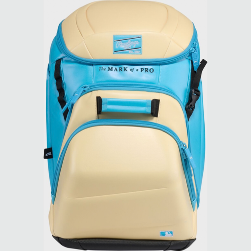 New Leather Gold Collection Backpack Camel/Columbia Blue 11855-RAWR00721388