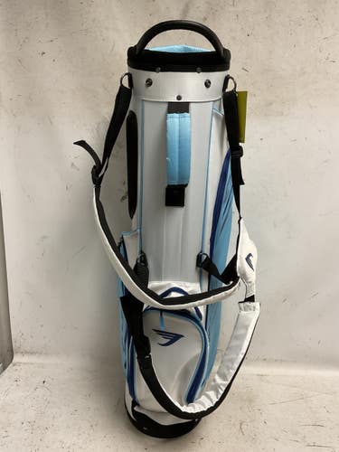 Used Tommy Armour EVO TITANIUM Womens Stand Bag Carolina Blue And White 11855-S000211659