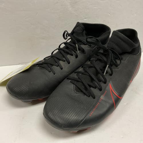 Used Nike Mercurial Superfly 7 AT79466-060 Soccer Cleats Black And Red Senior 9.5 11855-S000211663