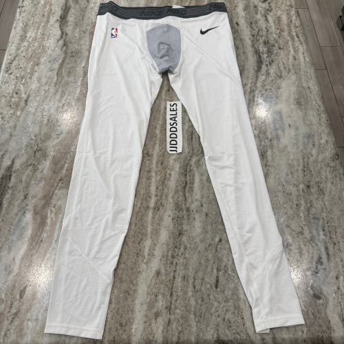 Nike Pro NBA Men's Full Length Compression Leggings White CI0463-100 Men’s 2XL
New Without Tags