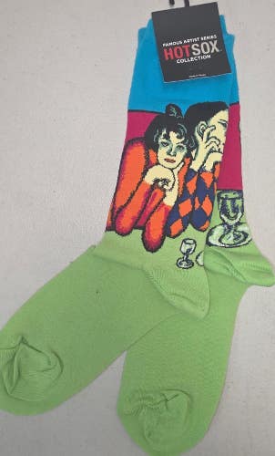 ST7 HotSox Hot Sox "Famous Artist Novelty" Crew Length Socks FREE SHIPPING