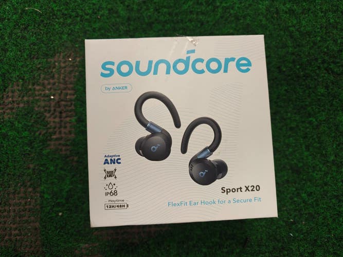 soundcore Sport X20 True-Wireless Earbuds Extendable Sport Ear Hook Noise Cancel