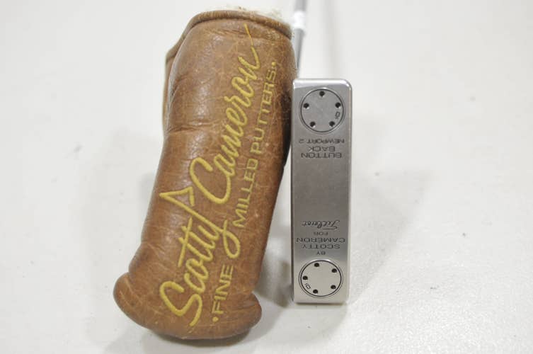 Titleist 2008 Scotty Cameron Button Back Newport 2 35" Putter RH Steel #229692