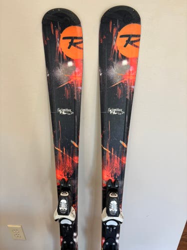 Kids Rossignol Scimitar Jr 130 cm All Mountain Skis With Bindings (Used)