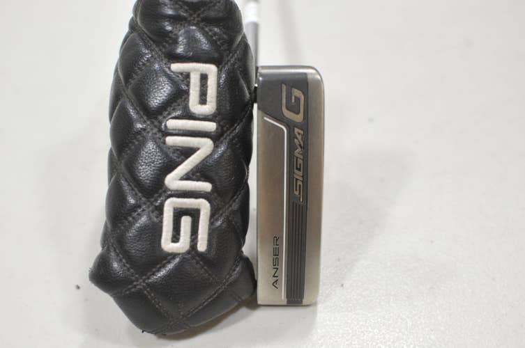 Ping Sigma G Anser Black Nickel 34" Putter Right Steel with Cover #229401