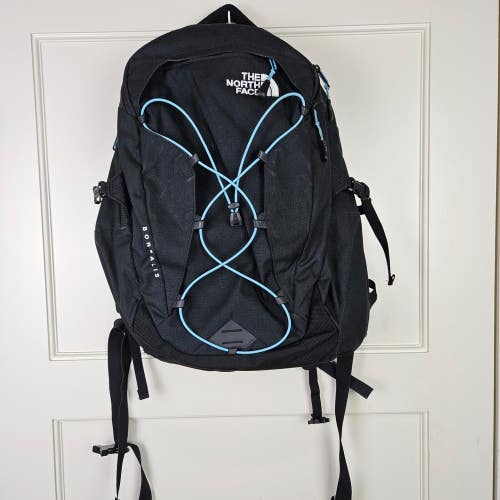 The North Face Borealis Backpack Black Nylon Hiking School Travel