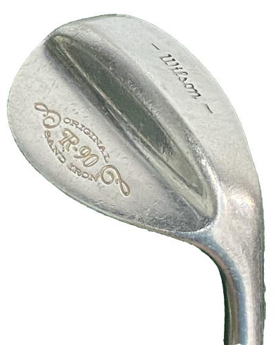Wilson R-90 Original Sand Iron Wedge Men's RH Stiff Coated Steel 35" Stock Grip