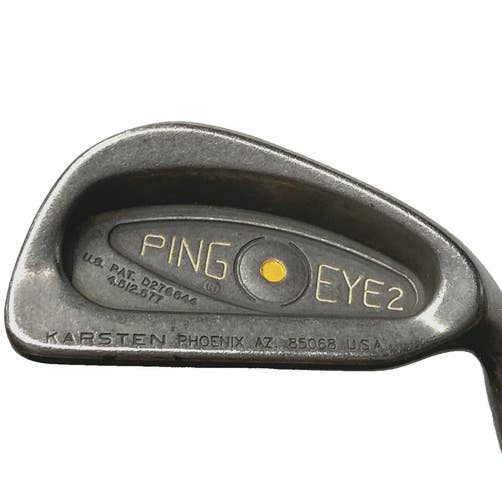 Ping Eye2 4 Iron Yellow Dot 4* Flat ZZ Lite Stiff Steel 37.5 RH Karsten Dylagrip